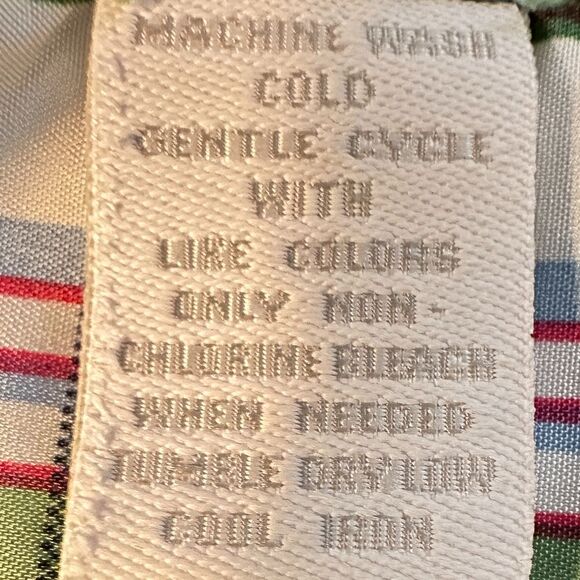 Charter Club Golf Collection Green Quilted Vest Plaid Lined Zip Up Pockets SZ L - Picture 5 of 7